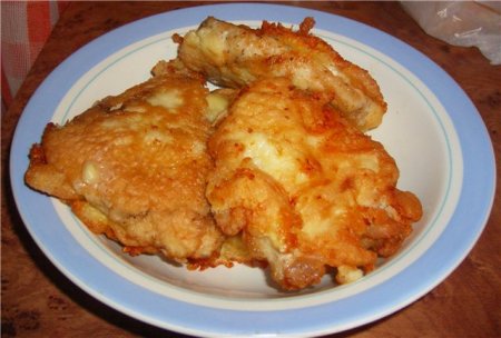 Рецепт куриных отбивных с сыром