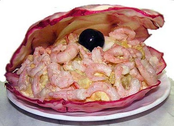 Морская жемчужина салат фото
