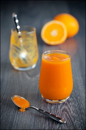 Рецепт Тыквенно-апельсиновый кисель (с маракуйей)