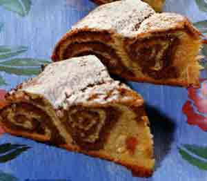 Рецепт Банница,  болгарский слоеный пирог с ореховой начинкой
