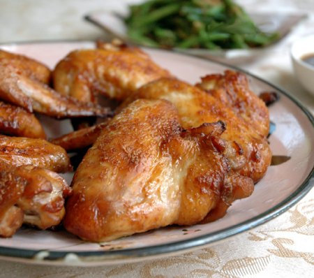 Рецепт приготовления куриных крылышек в соевом соусе