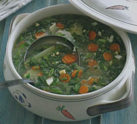 Готовим суп с крапивой