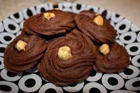 Рецепт Печенье "Шоколадные завитки"