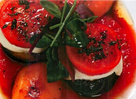 Рецепт Мильфей овощной с томатами