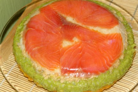 Рецепт Суши-торт с красной рыбой