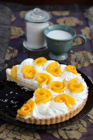 Рецепт Кокосовый пирог с манго
