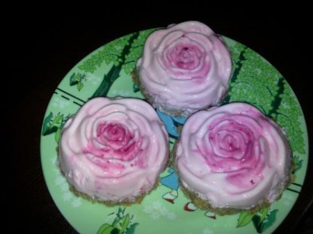 Рецепт Розы из йогурта