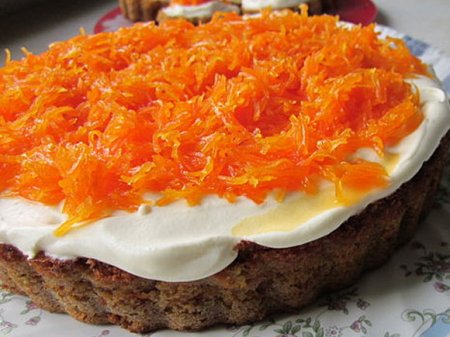 Рецепт Швейцарский морковный торт