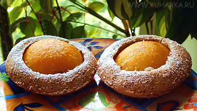 Рецепт Пирожные с персиками по французскому рецепту