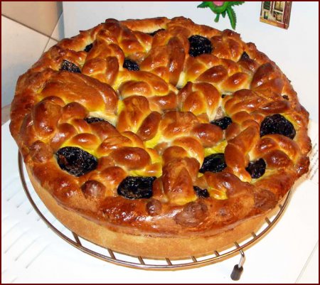 Рецепт Яблочный пирог с черносливом