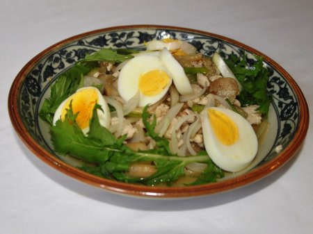 Рецепт Тайский салат из печеных баклажанов