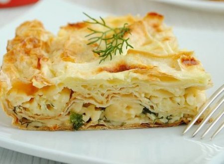 Рецепт Пирог из лаваша с сыром и зеленью
