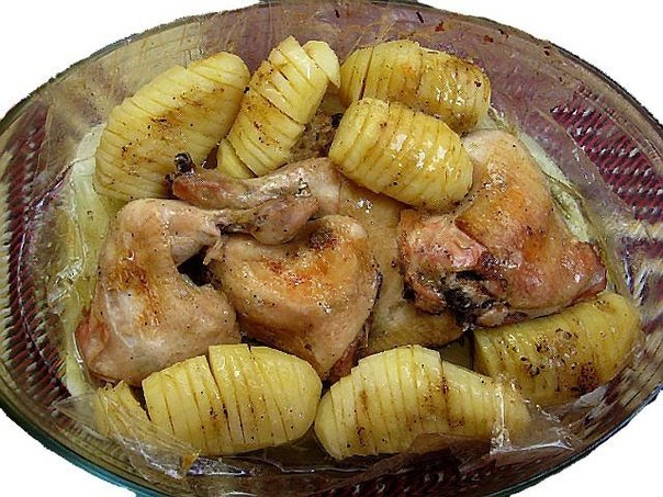 Рецепт приготовления курицы в рукаве с картошкой в духовке: шаги и секреты