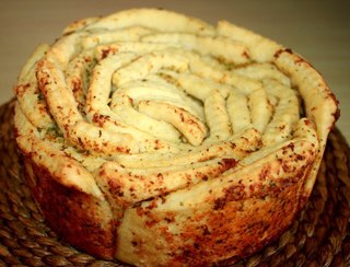 Рецепт "Обезьяний хлеб" с чесноком
