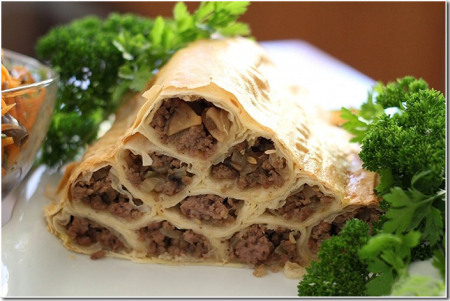 Рецепт Пирог с мясом "Монастырская изба"