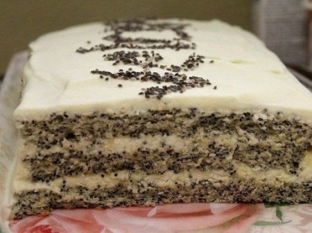 Рецепт Маковый торт ”Царица Эстер”