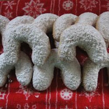 Рождественское печенье "Сахарные полумесяцы"