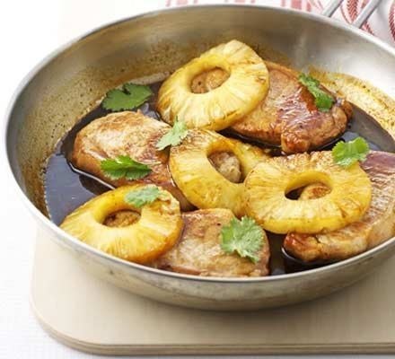 Рецепт Свинина в ананасах