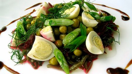 Салат из свеклы и морской капусты