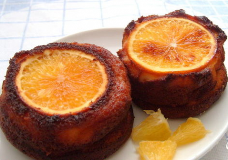 Рецепт Воздушный перевернутый чизкейк с апельсином и лимоном