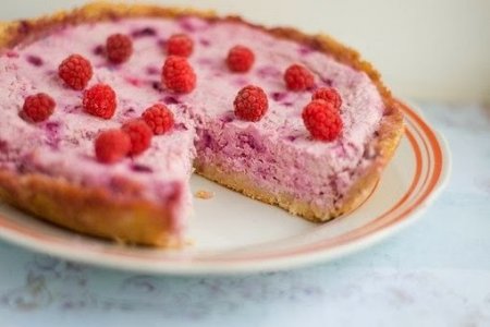 Рецепт Творожный пирог с замороженными ягодами