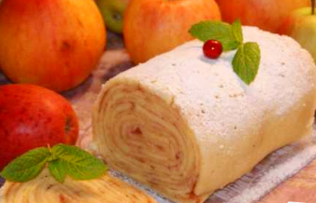 Рецепт Рулет с яблоками "Bolo de Rolo"