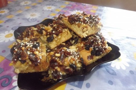 Рецепт Печенье с орехами и финиками