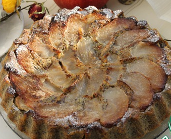 Рецепт Яблочно-кукурузный пирог "Маковый"