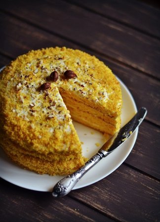 Рецепт Тыквенно-апельсиновый торт