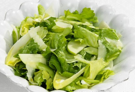 Рецепт Зеленый салат с маслом