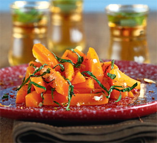Рецепт Теплый морковный салат со специями