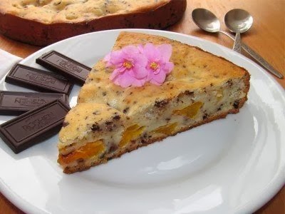 Рецепт Пирог с мандаринами и шоколадом