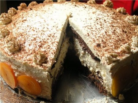 Рецепт Сливово-ореховый торт с коньячным кремом