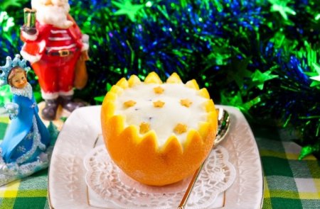 Десерт с мроженом «Новогодняя сказка»