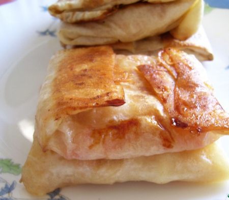 Рецепт Пирожки из лаваша с яблоками