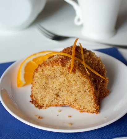 Рецепт Апельсиновый пирог на кукурузной муке