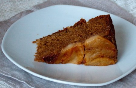 Рецепт Имбирно-грушевый пирог-перевертыш