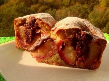 Рецепт Пирог "Яблочки с шоколадом"