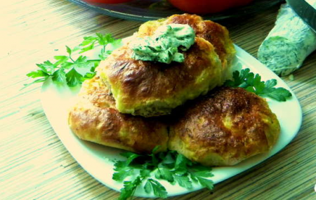 Рецепт Капустные булочки с прованским маслом