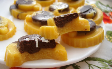 Рецепт Желейные конфетки с тыквой и шоколадом