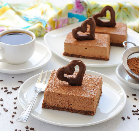 Рецепт Шоколадно творожные пирожные