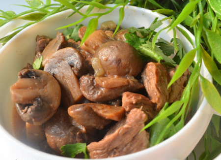 Рецепт Паприкаш или мясо по-венгерски с грибами