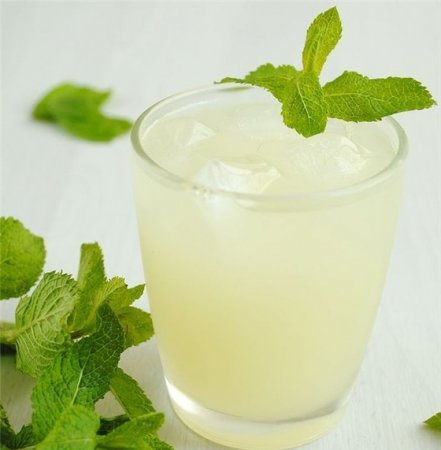 Рецепт Лимонный напиток с мятой и медом