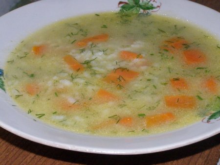 Суп сливочный из карасей