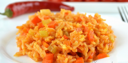 Рис с морковью и сельдереем