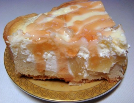 Рецепт Творожный пирог с ананасами