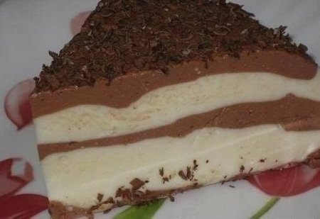 Рецепт Лёгкий шоколадно-творожный десерт