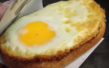 Рецепт Элитный бутерброд с жареным яйцом