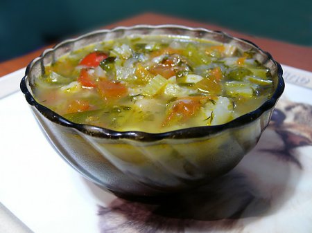 Очень полезный суп из овощей