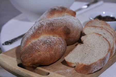 Как приготовить витой хлеб